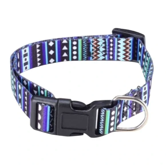 NEW Blue Pattern Dog Collar…size Small !!! - Picture 1 of 4